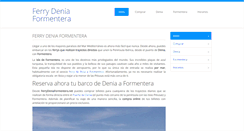 Desktop Screenshot of ferrydeniaformentera.net